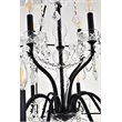 Living District Cordelia 24-Light Transitional Metal Pendant in Black