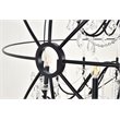 Living District Cordelia 24-Light Transitional Metal Pendant in Black