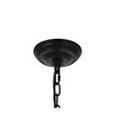 Living District Cordelia 24-Light Transitional Metal Pendant in Black