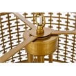 Living District Elise 4-Light Transitional Style Metal Pendant in Brass