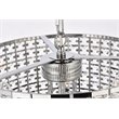 Living District Elise 4-Light Transitional Metal Pendant in Chrome