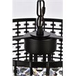 Living District Elise 4-Light Transitional Metal Pendant in Black