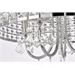 Living District Elise 4-Light Transitional Style Metal Pendant in Chrome