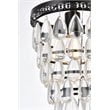Living District Reese 1-Light Transitional Metal Pendant in Black