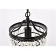 Living District Reese 1-Light Transitional Metal Pendant in Black