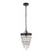 Living District Reese 1-Light Transitional Metal Pendant in Black