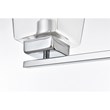Living District Merrick 3-Light Iron & Glass Bath Sconce in Chrome/Clear