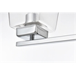Living District Merrick 4-Light Iron & Glass Bath Sconce in Chrome/Clear