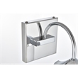 Living District Avani 1-Light Iron & Glass Bath Sconce in Chrome and Clear