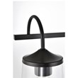 Living District Avani 4-Light Iron & Glass Bath Sconce in Black and Clear
