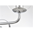 Living District Genesis 2-Light Iron & Glass Bath Sconce in Chrome/Clear
