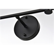 Living District Jaelynn 2-Light Iron & Glass Bath Sconce in Black/Clear