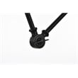 Living District Ledger 1-Light Metal Swing Arm Wall Sconce in Black