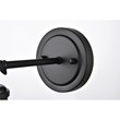 Living District Bentley 1-Light Cone Metal Bath Sconce in Black