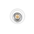 Living District Rogelio 1-Light Iron & Glass Bath Sconce in Chrome/Clear