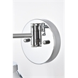 Living District Judson 1-Light Metal Swing Arm Wall Sconce in Chrome