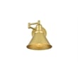 Living District Judson 1-Light Metal Swing Arm Wall Sconce in Brass