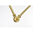 Living District Van 1-Light Metal Plug-in Wall Sconce in Brass