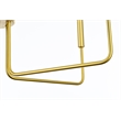 Living District Willa 6-Light Modern Metal Pendant Light in Brass