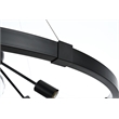 Living District Thora 6-Light Modern Metal Pendant Light in Black