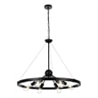 Living District Thora 6-Light Modern Metal Pendant Light in Black