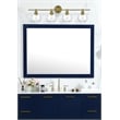 Living District Collier 4 Light Satin Gold And Clear Glass Wall Sconce
