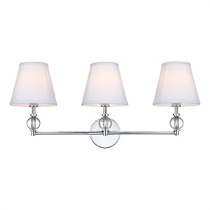 Living District Bethany 27&quot Wall Sconce In Chrome