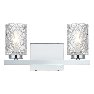 Living District Cassie 14&quot Wall Sconce In Chrome