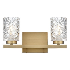 Living District Cassie 14&quot Wall Sconce In Satin Gold