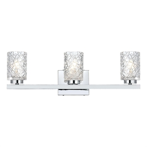 Living District Cassie 24&quot Wall Sconce In Chrome