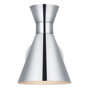 Living District Halycon 6&quot Wall Sconce In Chrome