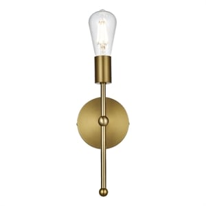 Living District Keely 4.5&quot Wall Sconce In Satin Gold