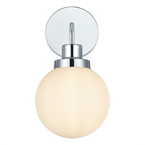 Living District Hanson 6&quot Wall Sconce In Chrome