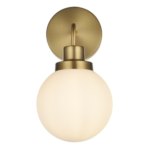 Living District Hanson 6&quot Wall Sconce In Satin Gold