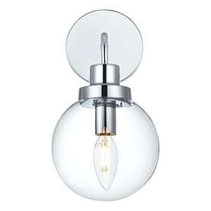 Living District Hanson 6&quot Wall Sconce In Chrome