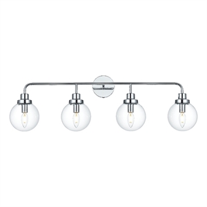 Living District Hanson 37&quot Wall Sconce In Chrome