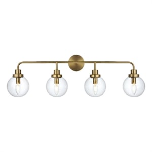 Living District Hanson 37&quot Wall Sconce In Satin Gold