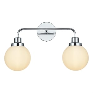 Living District Hanson 19&quot Wall Sconce In Chrome