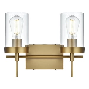 Living District Taryin 14&quot Wall Sconce In Satin Gold