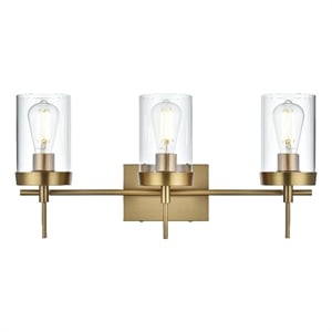 Living District Taryin 24&quot Wall Sconce In Satin Gold