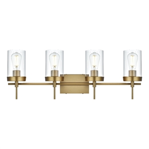 Living District Taryin 32&quot Wall Sconce In Satin Gold