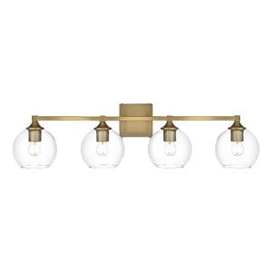 Living District 33&quot Wall Sconce In Satin Gold