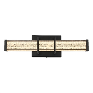 Living District Ivaan 16&quot Led Wall Sconce in Black