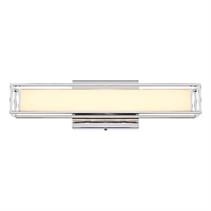 Living District Aden 16&quot Led Wall Sconce in Chrome