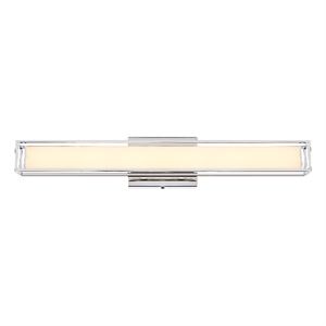 Living District Aden 24&quot Led Wall Sconce in Chrome