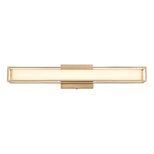 Living District Aden 24&quot Led Wall Sconce in Satin Gold