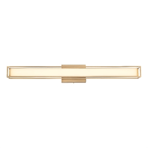 Living District Aden 31&quot Led Wall Sconce in Satin Gold