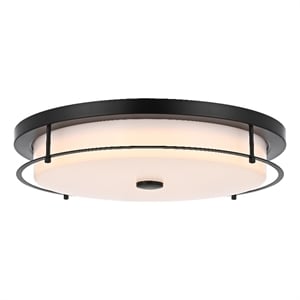 Living District Kolson 20&quot Led Flush Mount in Black