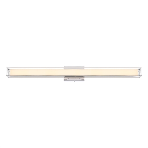 Living District Aden 36&quot Led Wall Sconce in Chrome