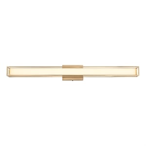 Living District Aden 36&quot Led Wall Sconce in Satin Gold